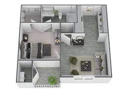 floor plans 1 and 2 bedroom