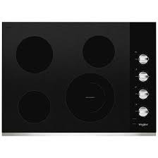 Whirlpool 4 Element Electric Cooktop In