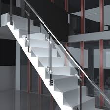 china modern house staircase stainless