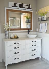 Chalk Painted Bathroom Vanities