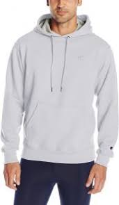 Champion Mens Powerblend Pullover Hoodie White Small