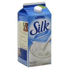 silk soy milk vanilla light refrigerated