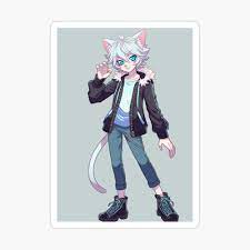 Cute Furry Anime Boy Character Art Magnet for Sale by Ozy Art | Redbubble