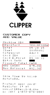 Maybe you would like to learn more about one of these? Clipper Card Reload Receipt Travel With Grant