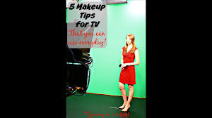 how to put on makeup for tv