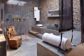 Halls, kitchens, sitting rooms, bathrooms, and you can use the same stone throughout to extend your living space and create a natural flow into your garden and bring indoors outdoors. How To Use Wood And Stone For Charming Rustic Bathroom Design