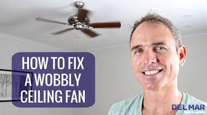 how to fix a wobbly ceiling fan you