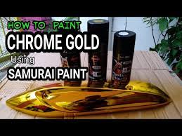 Achieve Chrome Gold Using Samurai Paint