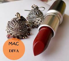 mac diva lipstick swatches review and