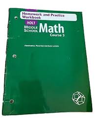 Holt Middle School Math Course 3