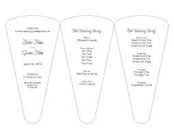 Creative Wedding Ceremony Program Diy Templates