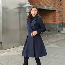 60s Inspired Fit And Flare Wool Coat