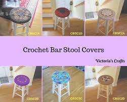 Bar Stool Covers Crochet Bar Stool
