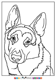 This is what a gsd looks like. German Shepherd Dog Coloring Page Dog Coloring Page Coloring Pages Dance Coloring Pages