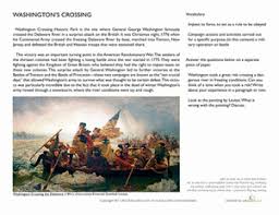 The crossing and victory are famous—but there are some things about washington's first big revolutionary war victory that you may not know about. Washington Crossing The Delaware Worksheet Education Com