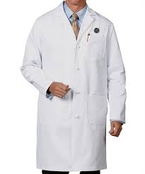 Fashion Seal Mens Lab Coat With Cloth Knot Buttons