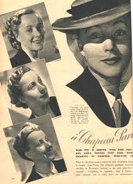 1930s hair and hats fashion history