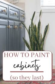 how to paint bathroom cabinets so they