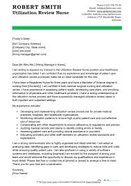 utilization review nurse cover letter
