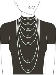 Necklace Size Chart For Women Gemn Jewelery Medium
