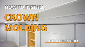 how to install crown molding on your
