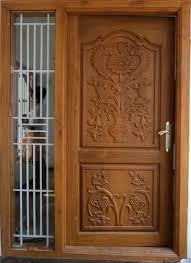 exterior main entrance teakwood doors