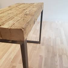 Reclaimed Wood Console Table From