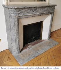 Louis Xvi Style Curved Fireplace In