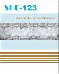 sealer for sandblasted glass