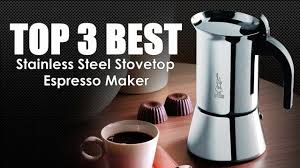 Stovetop espresso makers are popular because you can make quality espresso without the hassle of electric espresso machines. Stainless Steel Stovetop Espresso Maker Youtube