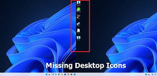 desktop icons not showing in windows 11 10