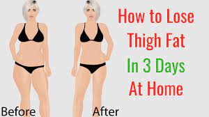 how to lose thigh fat in 3 days at home