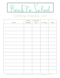 School Checklist Template Inventory Supply List After Pumpedsocial