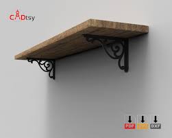 Shelf Bracket Dxf File Metal Support