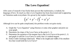 Love Equation After Years Of Research