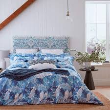 Co Acanthus Bedding Range In Woad Blue