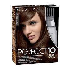 Clairol Nicen Easy Perfect 10 Permanent Hair Color 6 Light Brown Pack Of 2