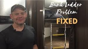 rv bunk ladder diy problem fixed