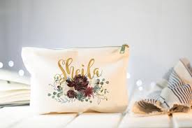 fl bridesmaid makeup bag aisle