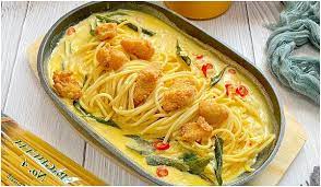 Resepi Spaghetti Butter Chicken gambar png
