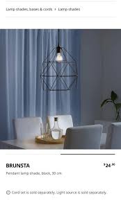 Ikea Brunsta Pendant Lamp Furniture