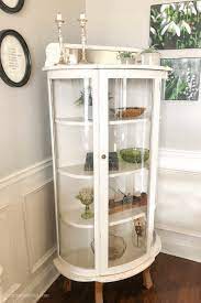 how to update an old curio cabinet