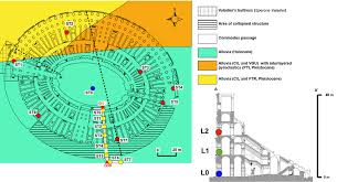 geologic map left of the colosseum