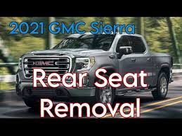 Sierra And Silverado Rear Seat Removal