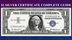 silver certificate 1 dollar bill
