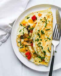 egg white omelet garlic zest