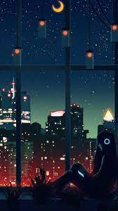 Anime City Lights At Night Aesthetic ...