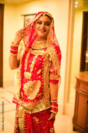 traditional indian bridal costume