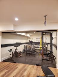 Finished Basement Gym And Wine Room