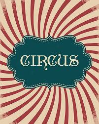 Vintage Ilration Of Circus Banner